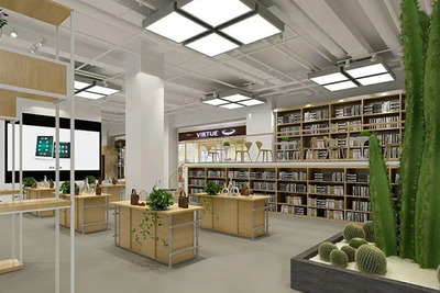 案例展示-图书馆阅读区